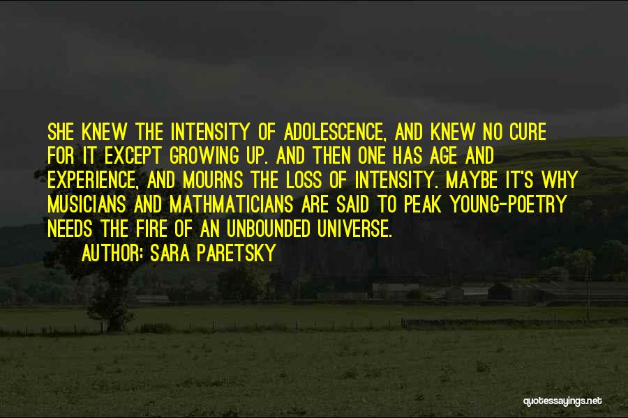 Age And Experience Quotes By Sara Paretsky