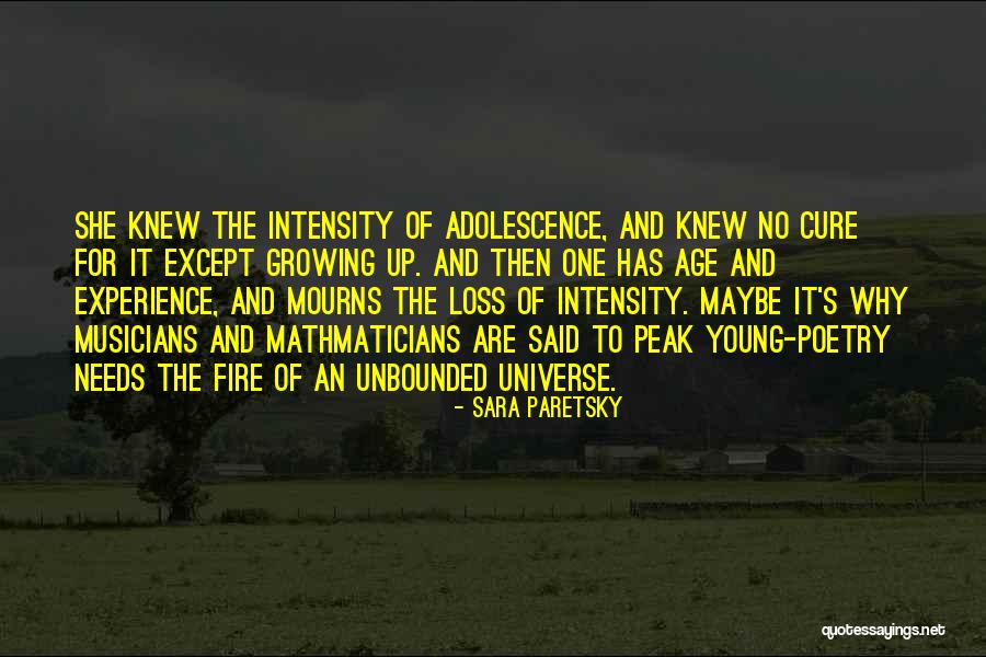 Age And Experience Quotes By Sara Paretsky