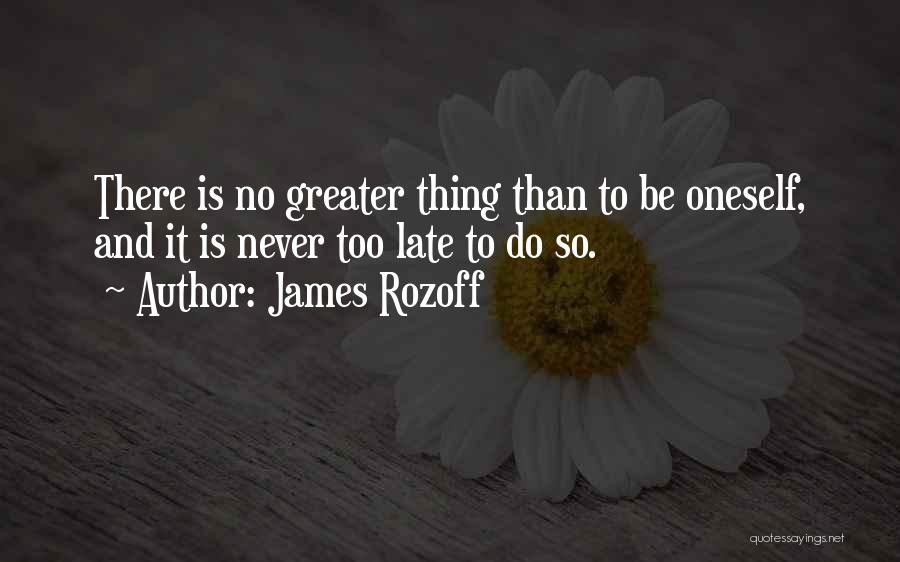 Age And Happiness Quotes By James Rozoff