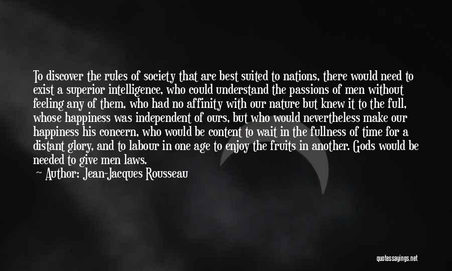 Age And Intelligence Quotes By Jean-Jacques Rousseau