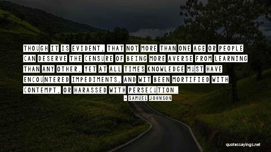 Age And Learning Quotes By Samuel Johnson Age And Learning Quotes By Samuel Johnson