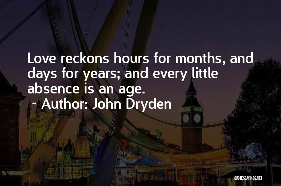 Age And Love Quotes By John Dryden