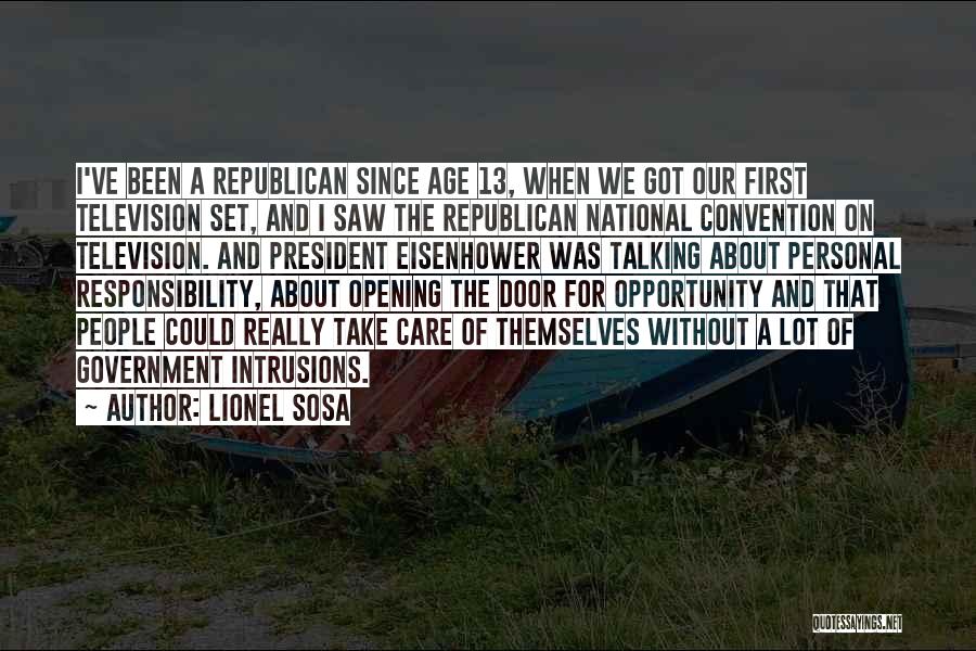 Age And Responsibility Quotes By Lionel Sosa