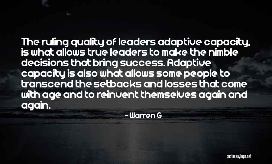 Age And Success Quotes By Warren G Age And Success Quotes By Warren G