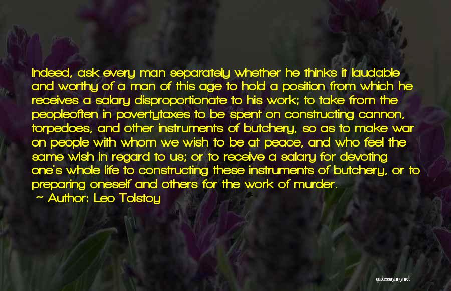 Age And Work Quotes By Leo Tolstoy