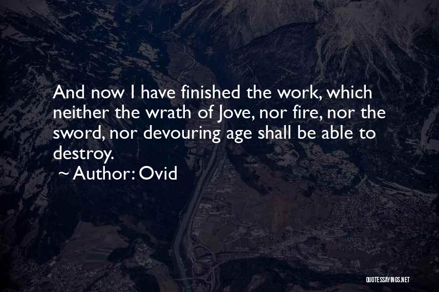 Age And Work Quotes By Ovid