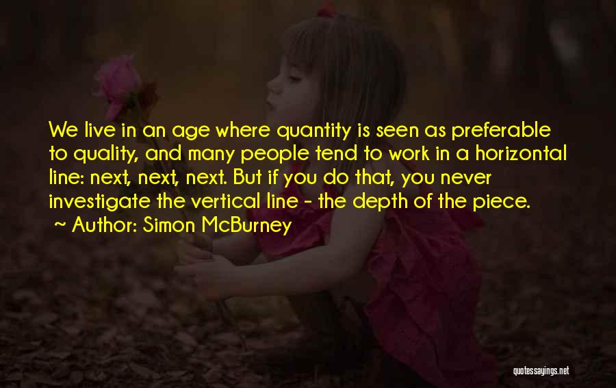 Age And Work Quotes By Simon McBurney