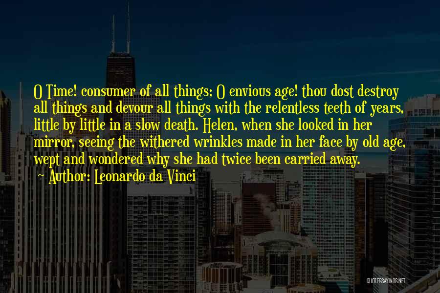 Age And Wrinkles Quotes By Leonardo Da Vinci