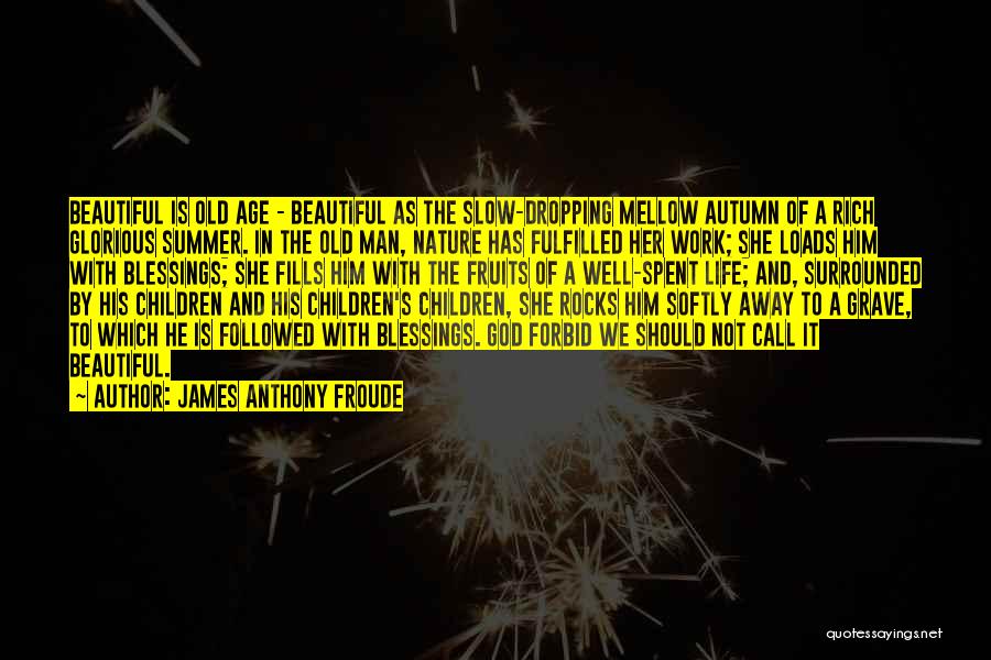 Age Beautiful Quotes By James Anthony Froude