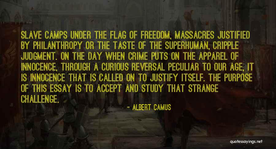 Age Challenge Quotes By Albert Camus