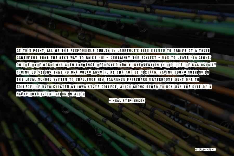 Age Challenge Quotes By Neal Stephenson