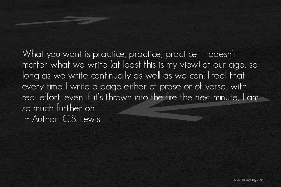 Age Doesn't Matter Quotes By C.S. Lewis