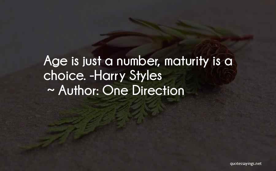 Age Is Just A Number Quotes By One Direction