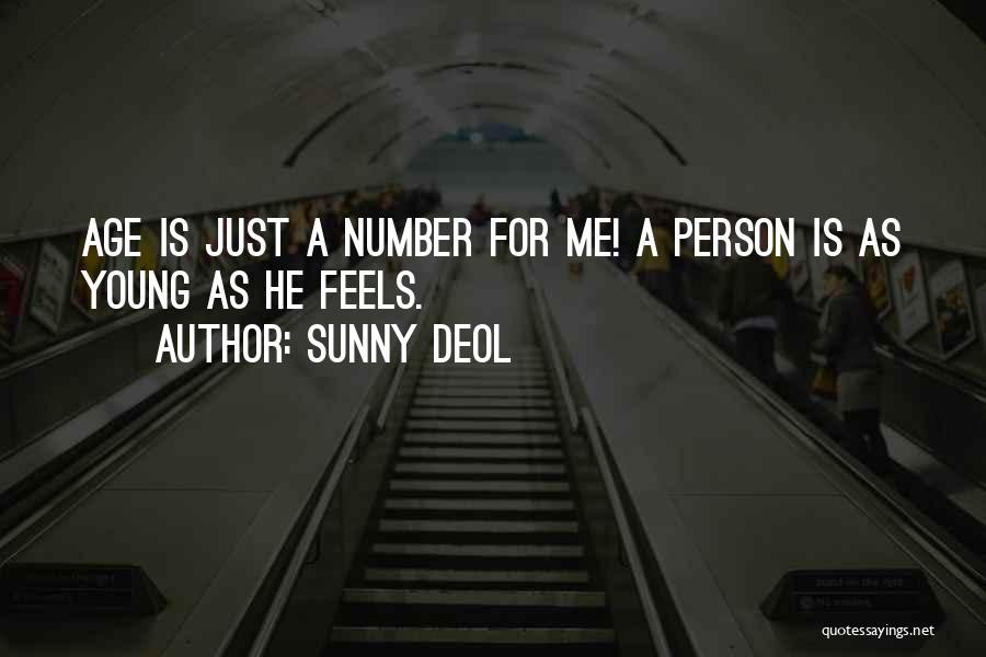 Age Is Just A Number Quotes By Sunny Deol