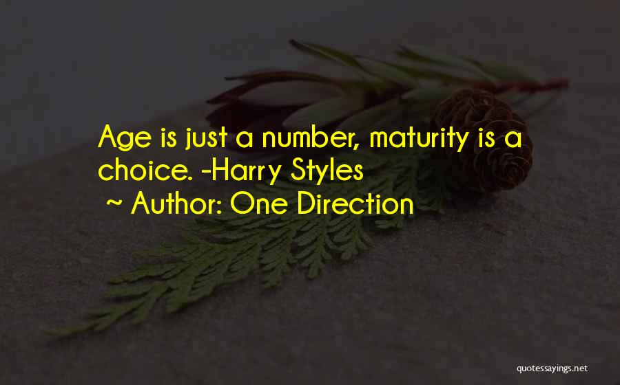 Age Is Just Number Quotes By One Direction