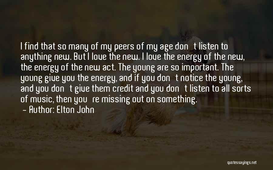 Age Is Not Important In Love Quotes By Elton John