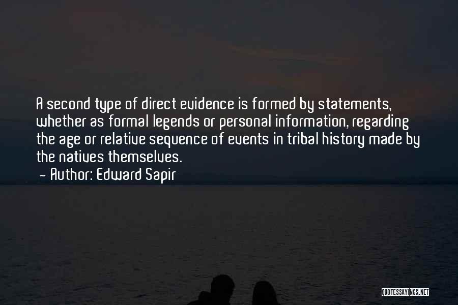 Age Is Relative Quotes By Edward Sapir