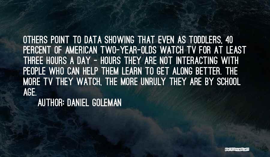 Age Of 40 Quotes By Daniel Goleman