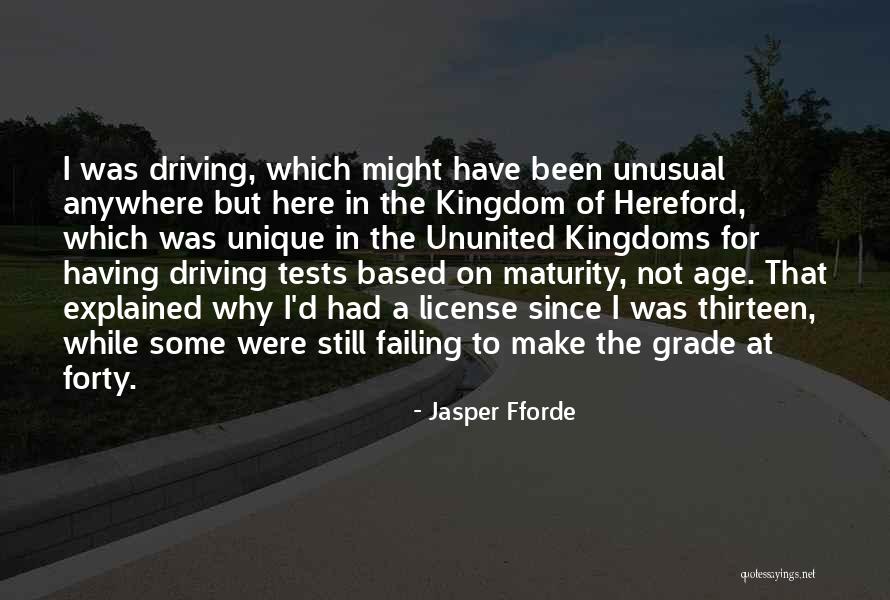 Age Thirteen Quotes By Jasper Fforde