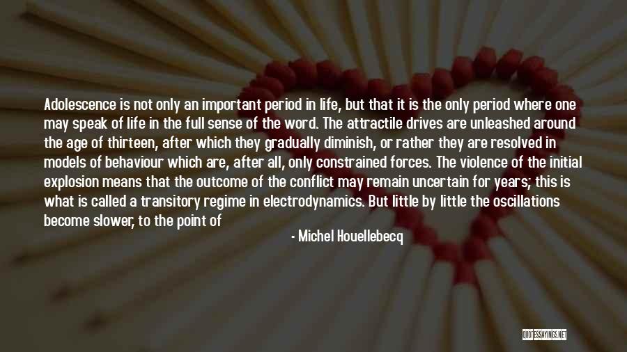 Age Thirteen Quotes By Michel Houellebecq