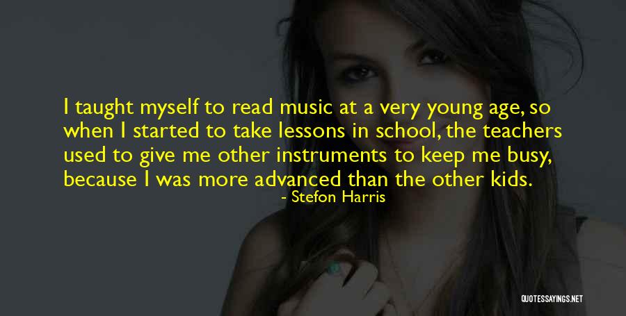Age When Kids Quotes By Stefon Harris Age When Kids Quotes By Stefon Harris