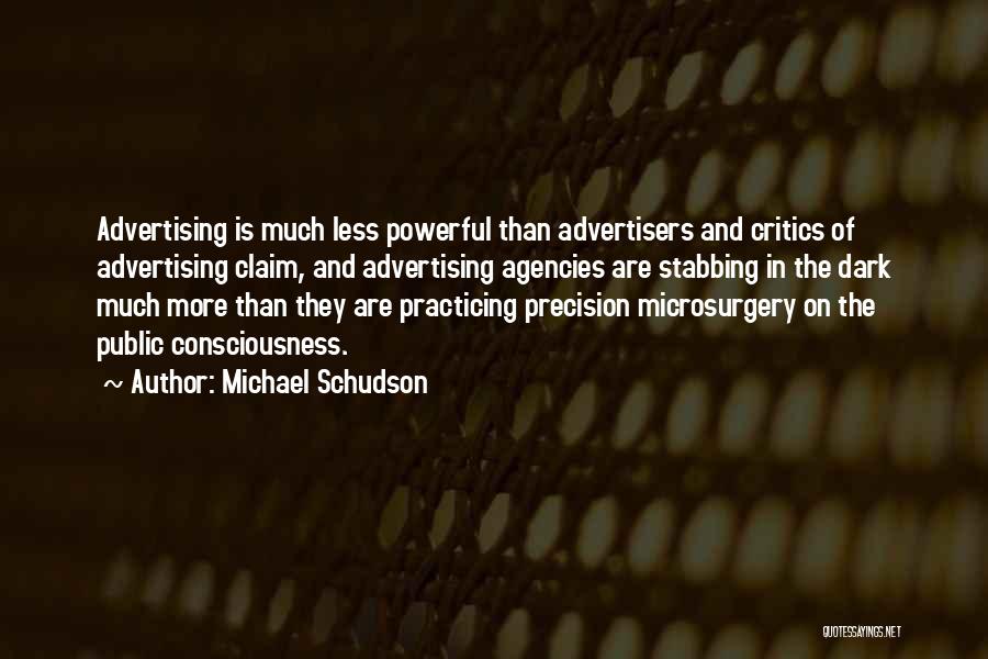 Agencies Quotes By Michael Schudson