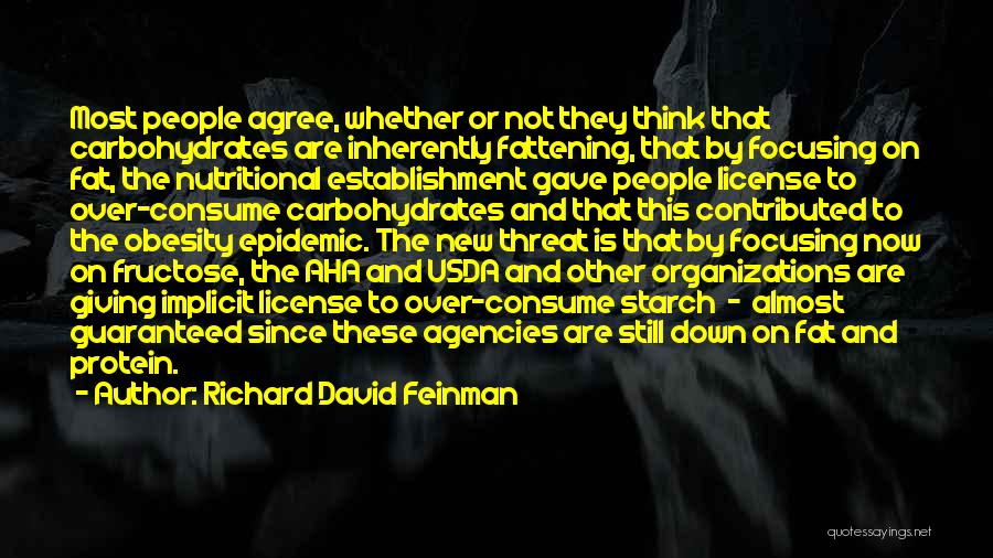 Agencies Quotes By Richard David Feinman