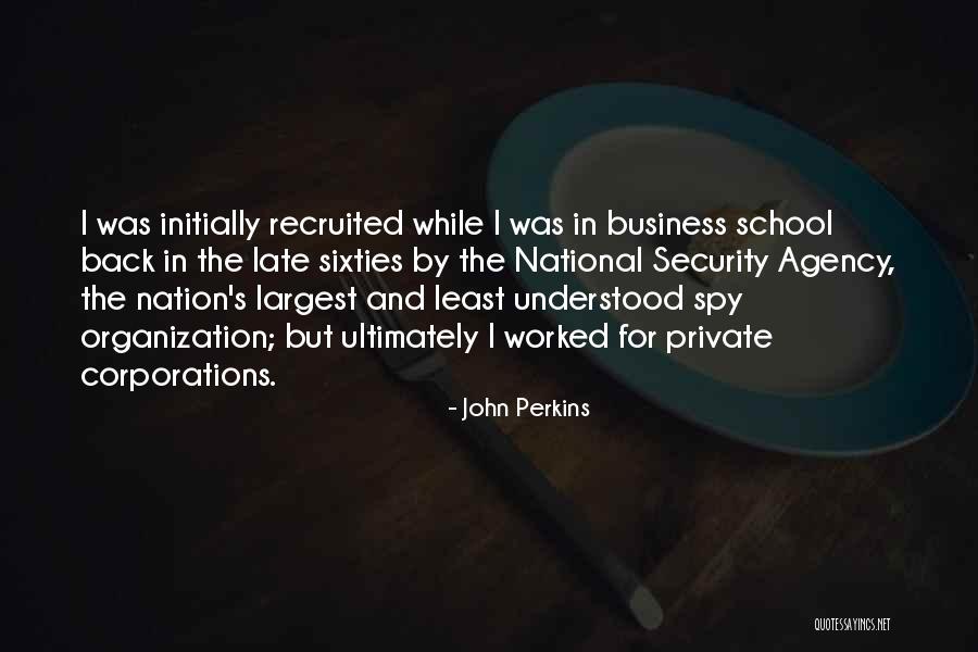 Agency Quotes By John Perkins