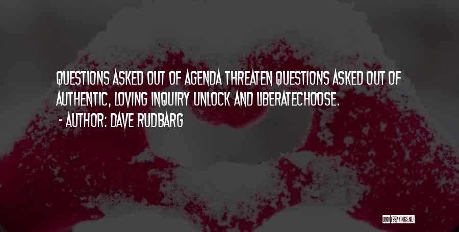 Agenda Quotes By Dave Rudbarg