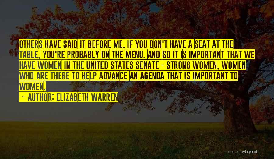 Agenda Quotes By Elizabeth Warren