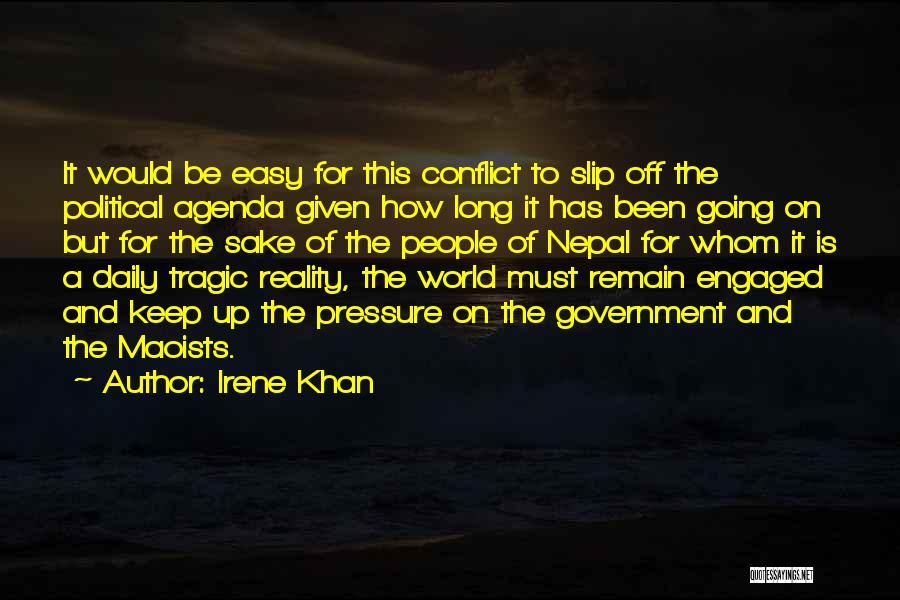 Agenda Quotes By Irene Khan