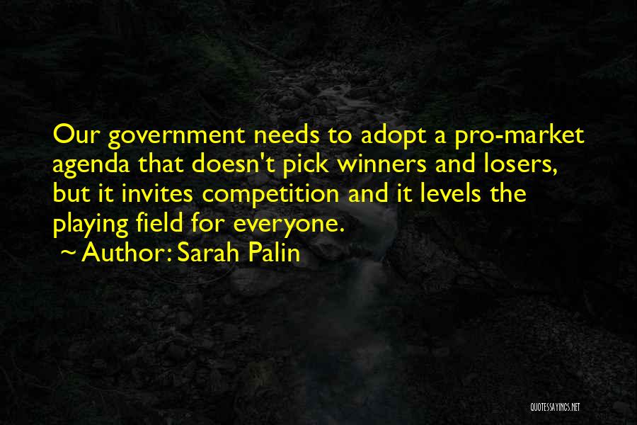 Agenda Quotes By Sarah Palin