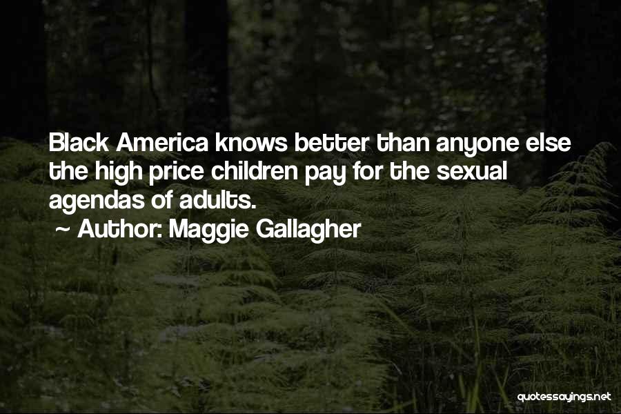 Agendas Quotes By Maggie Gallagher