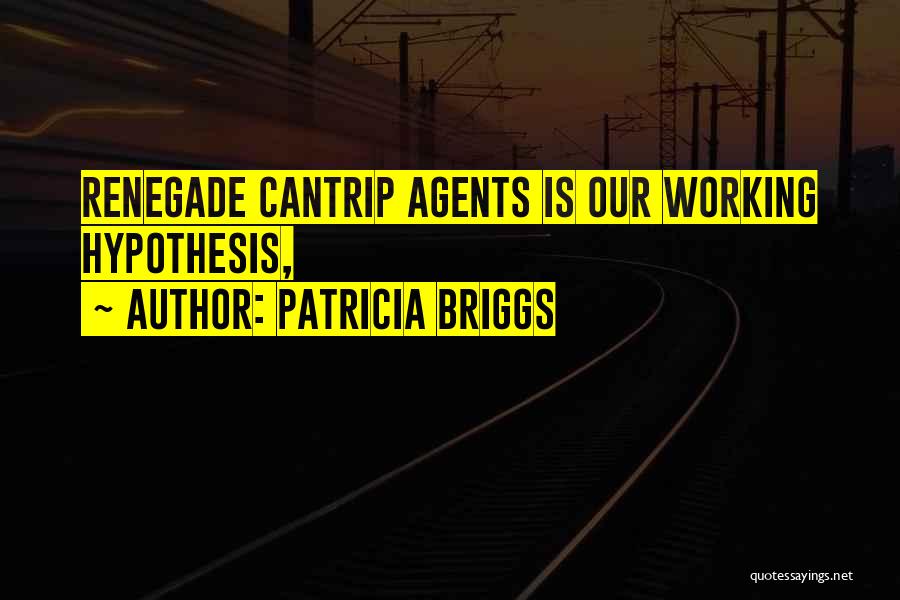 Agents Quotes By Patricia Briggs