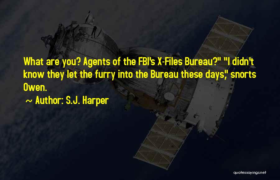 Agents Quotes By S.J. Harper