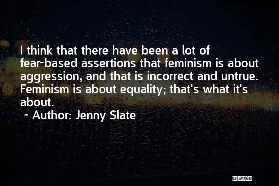 Aggression Quotes By Jenny Slate