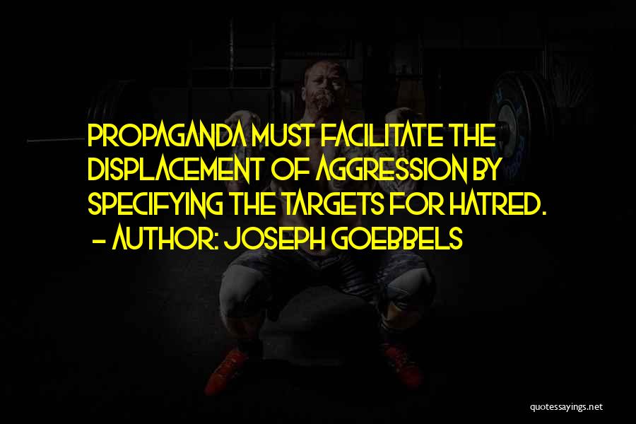 Aggression Quotes By Joseph Goebbels