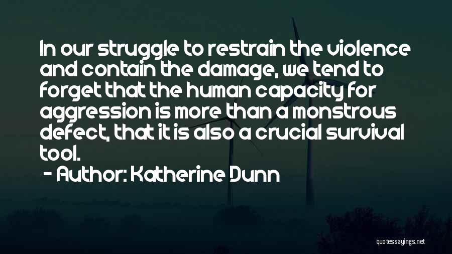 Aggression Quotes By Katherine Dunn