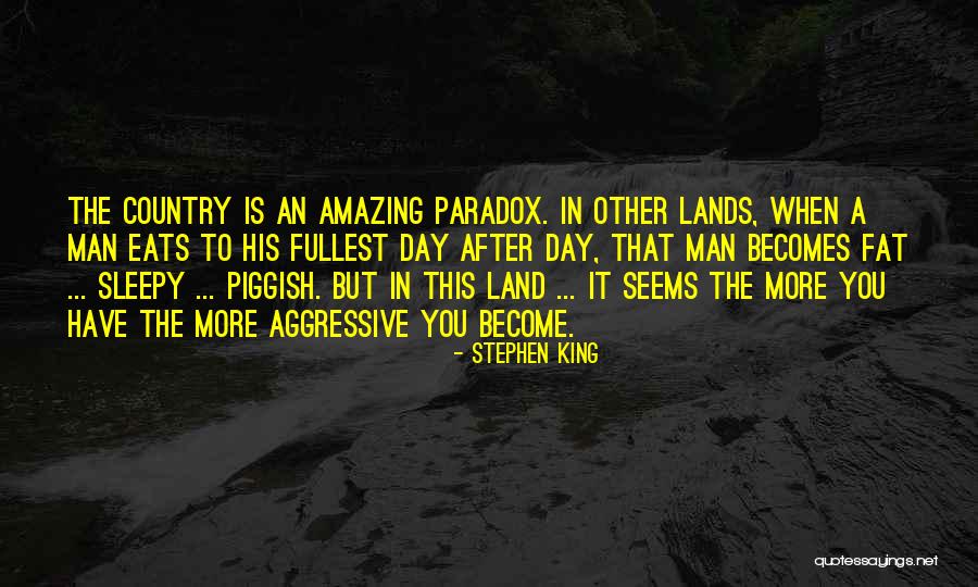 Aggressive Man Quotes By Stephen King