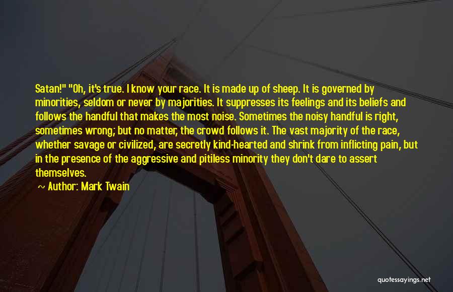 Aggressive Quotes By Mark Twain