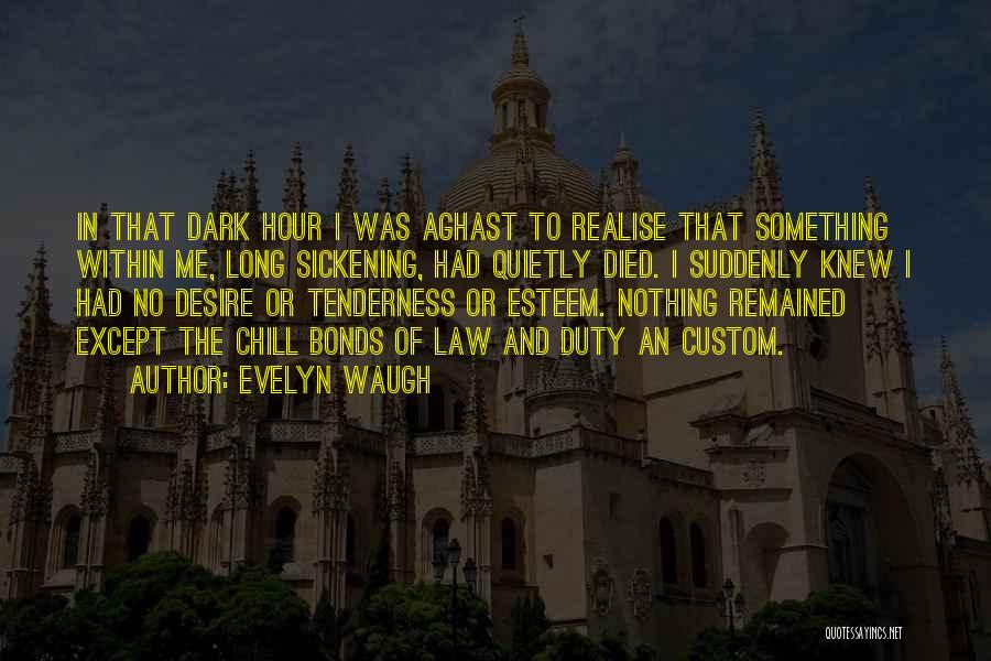 Aghast Quotes By Evelyn Waugh