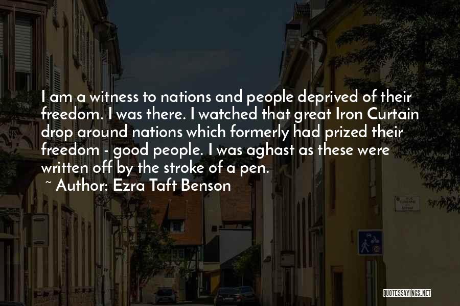Aghast Quotes By Ezra Taft Benson