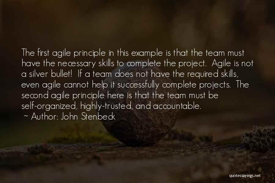 Agile Team Quotes By John Stenbeck