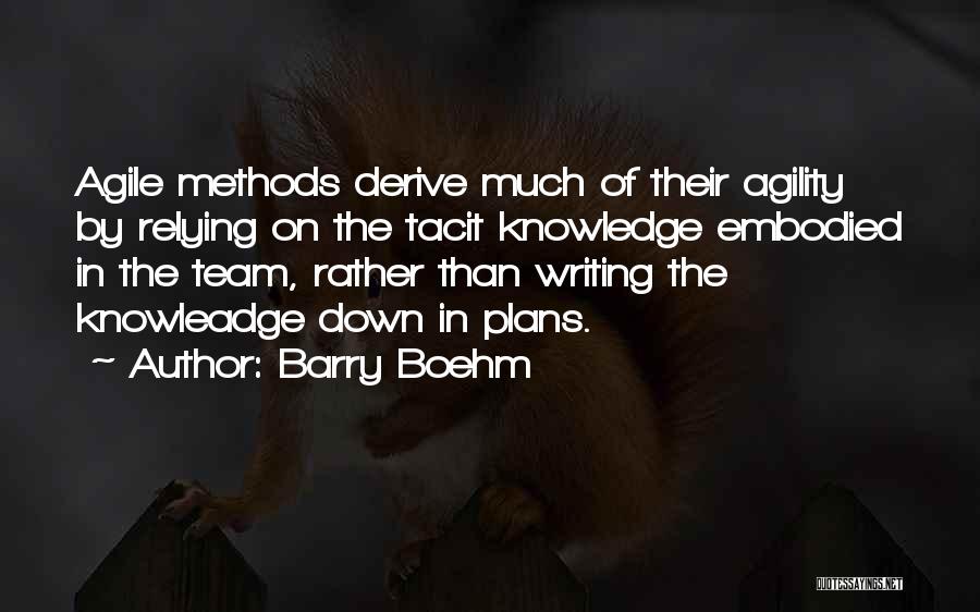 Agility Quotes By Barry Boehm