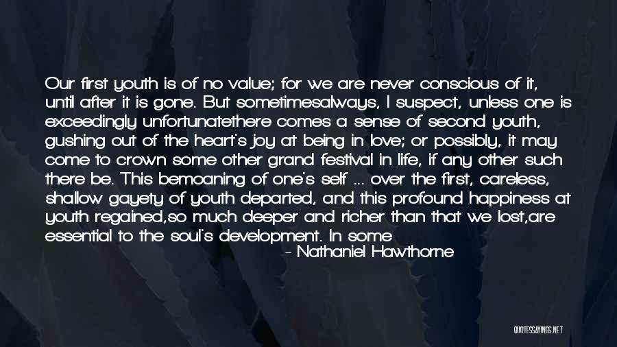 Aging And Youth Quotes By Nathaniel Hawthorne