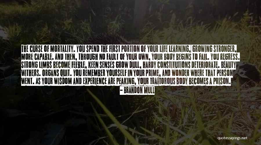 Aging Beauty Quotes By Brandon Mull