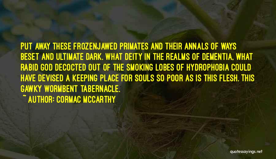 Aging In Place Quotes By Cormac McCarthy