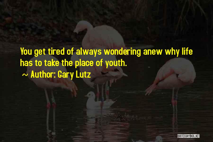 Aging In Place Quotes By Gary Lutz