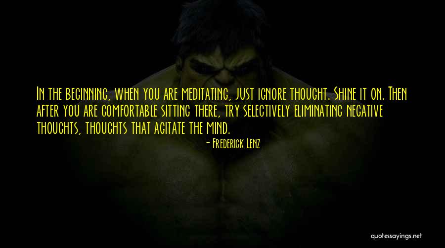 Agitate Quotes By Frederick Lenz Agitate Quotes By Frederick Lenz