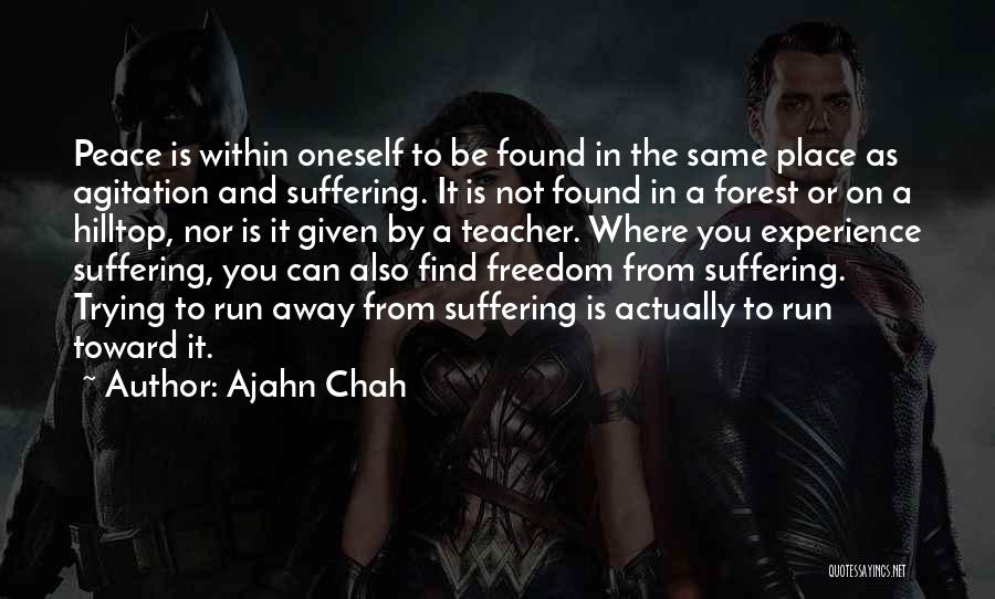 Agitation Quotes By Ajahn Chah